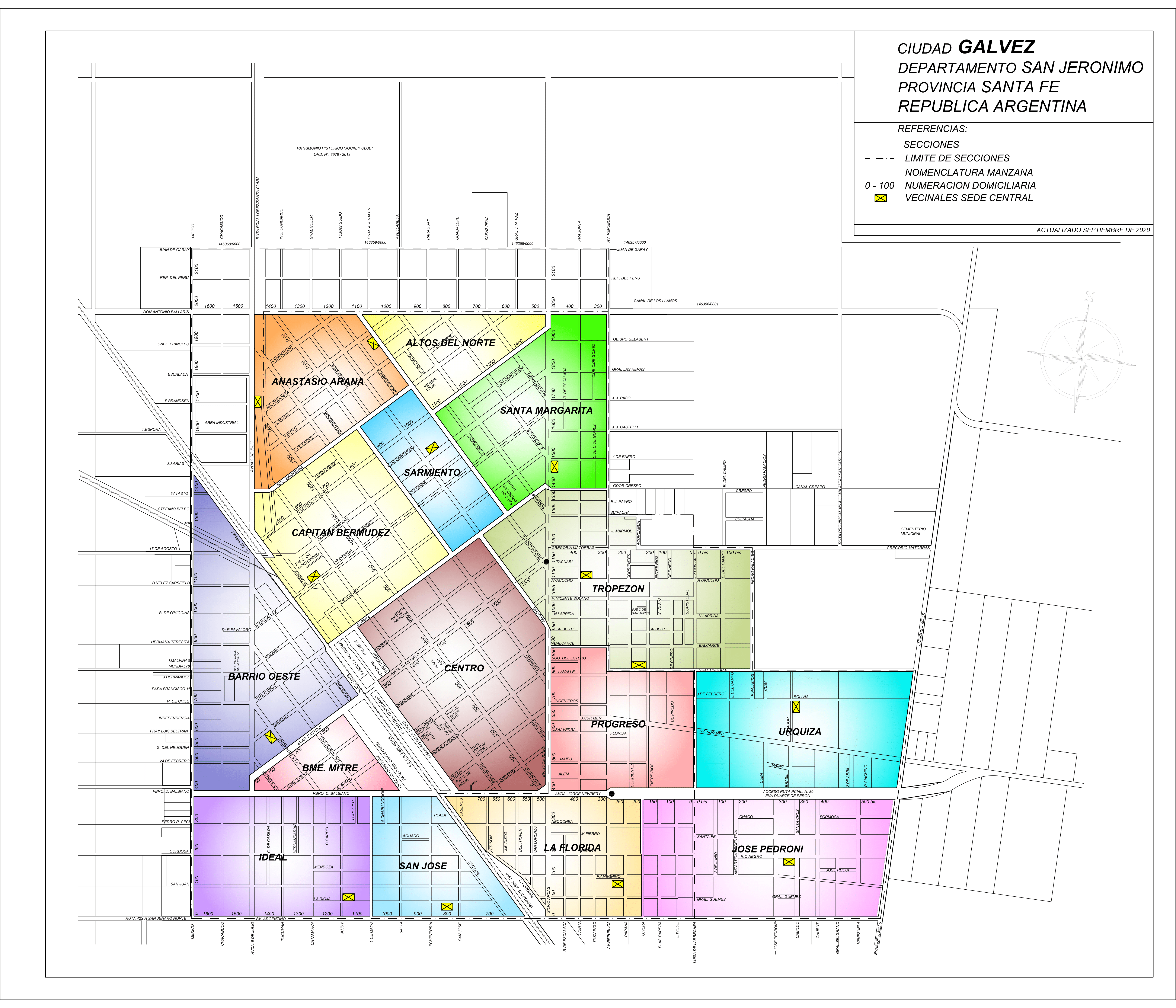 Plano Vecinales